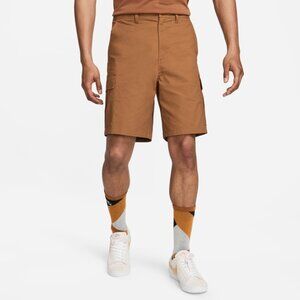 Nike Club Woven Cargo Shorts Light British Tan Brown Men's Size 28